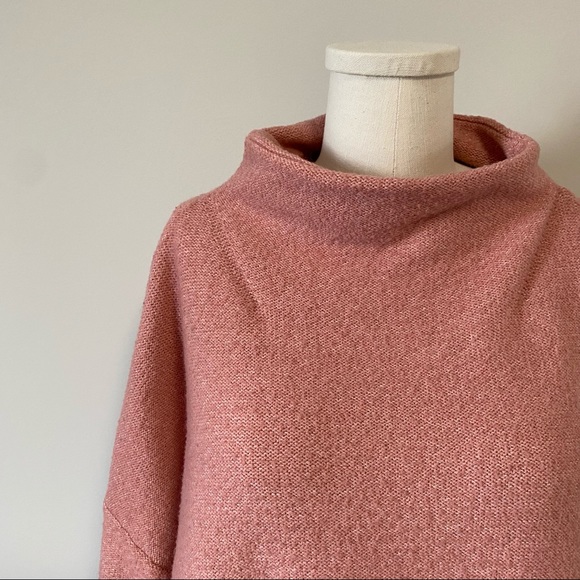 Ava & Viv Mock Neck Knit Sweater Dusty Rose - Picture 10 of 13